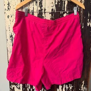 Vintage Men’s On Your Mark nylon pocket shorts. Size XL.